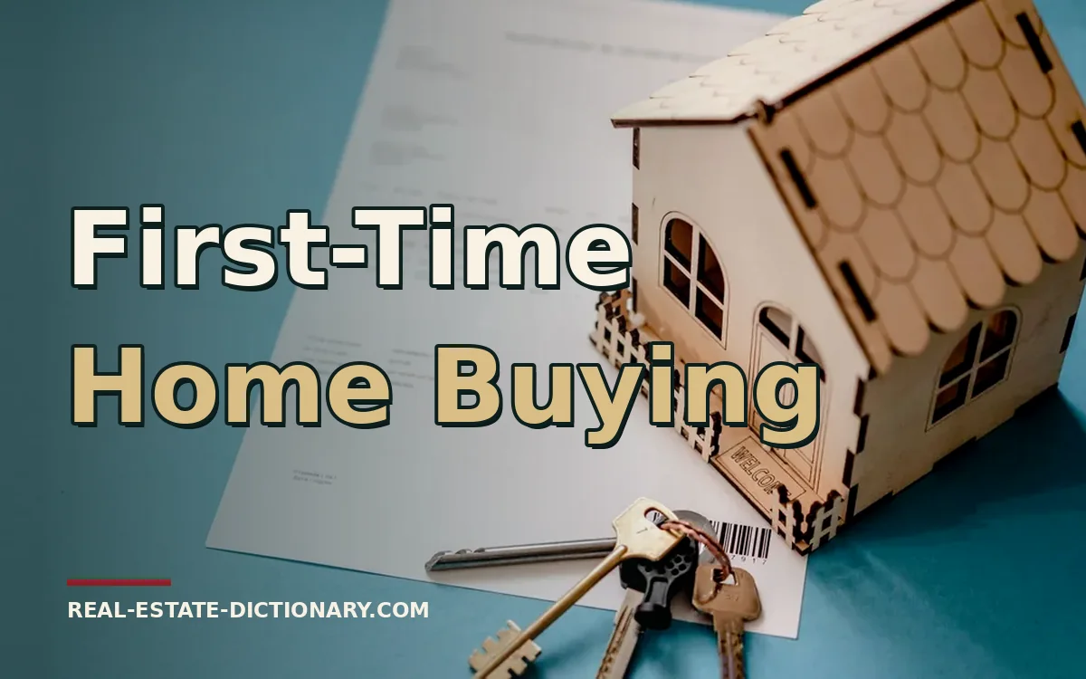 First-Time Home Buying — Real Estate Dictionary guide